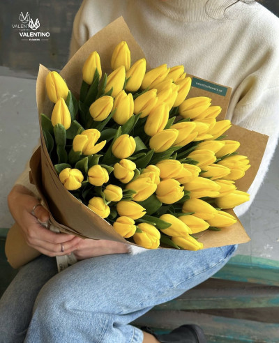I bought you yellow tulips